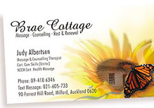 Brae Cottage Business Card